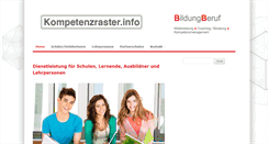 Desktop Screenshot of kompetenzraster.info